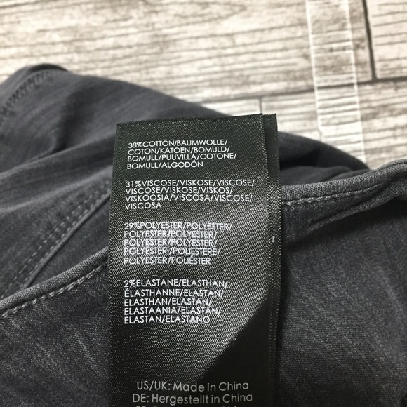 Liverpool High Rise Ankle Pull On Jeans Women’s 8/29 Gray Pockets (Inseam 27) - Picture 10 of 10